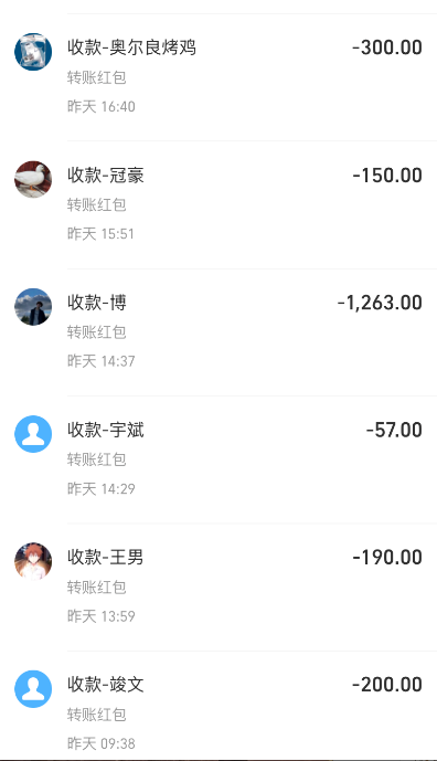 部分成交记录 6